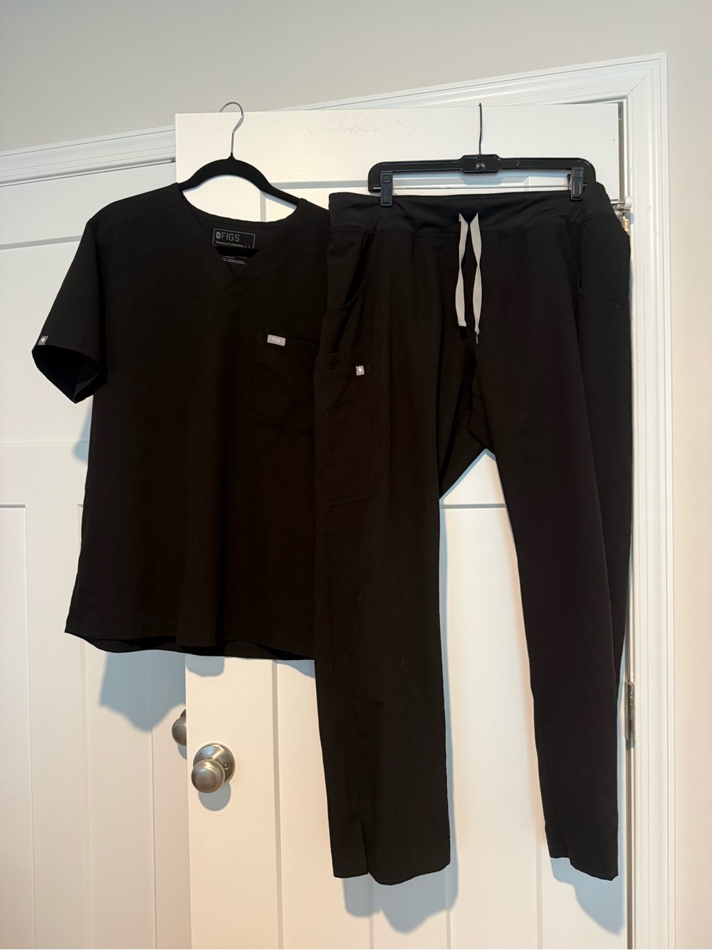 Figs Black Scrub Set - L / XL
